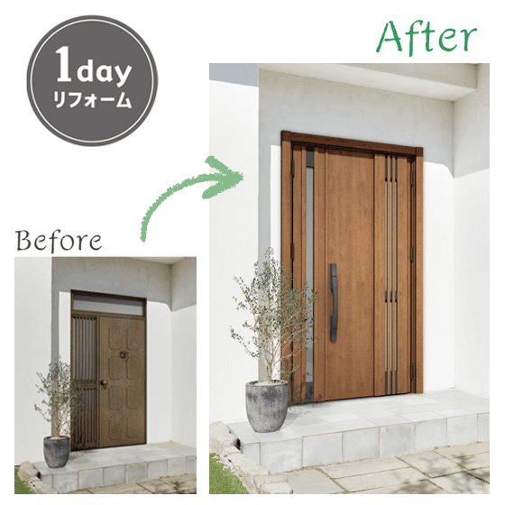 玄関ドア、窓リフォーム、フェンス取付け、外構工事 エクステリア工事